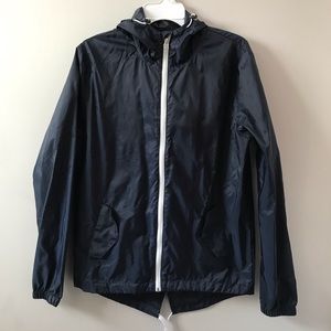 Navy Parka , Packaway parka Size S
